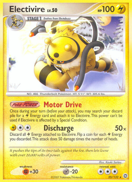 Electivire Lv.50 Card Front