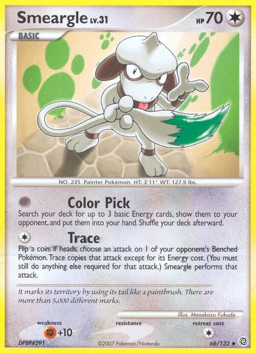 Smeargle Lv.31 Card Front