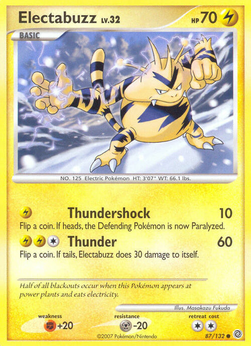 Electabuzz Lv.32 Card Front