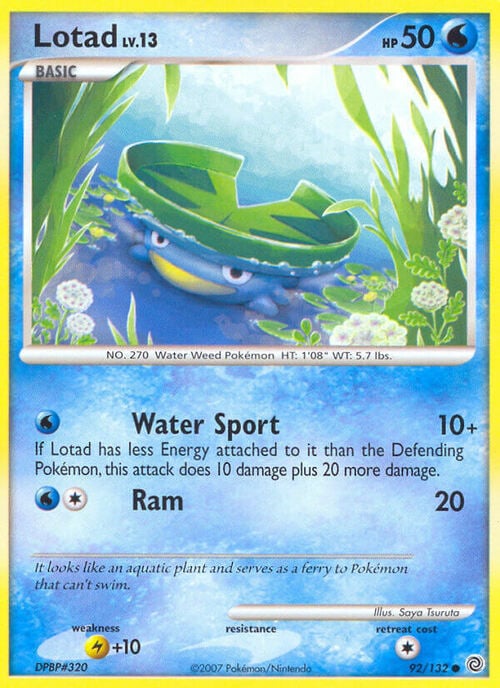 Lotad Lv.13 Card Front