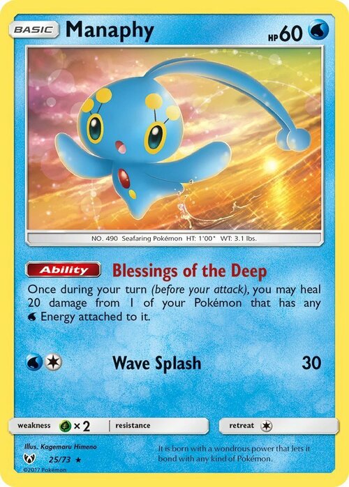 Manaphy [Blessings to the Deep | Wave Splash] Frente