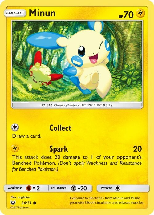 Minun [Collect | Spark] Card Front