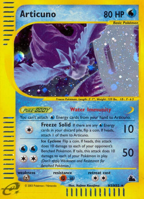 Articuno Card Front