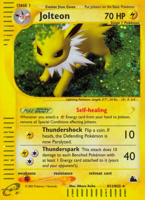 Jolteon Card Front