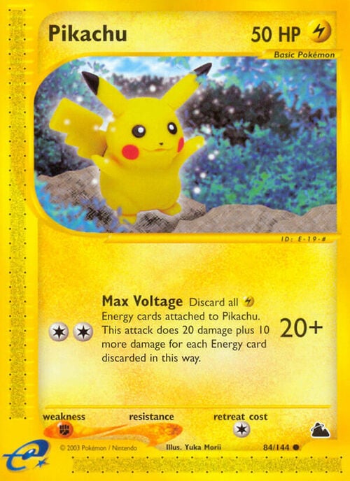 Pikachu [Max Voltage] Card Front