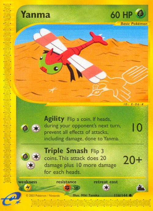 Yanma [Agility | Triple Smash] Card Front