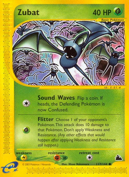 Zubat [Wing Attack | Poison Spray] Card Front