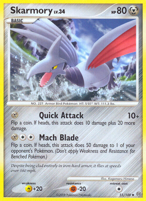 Skarmory Lv.34 Card Front
