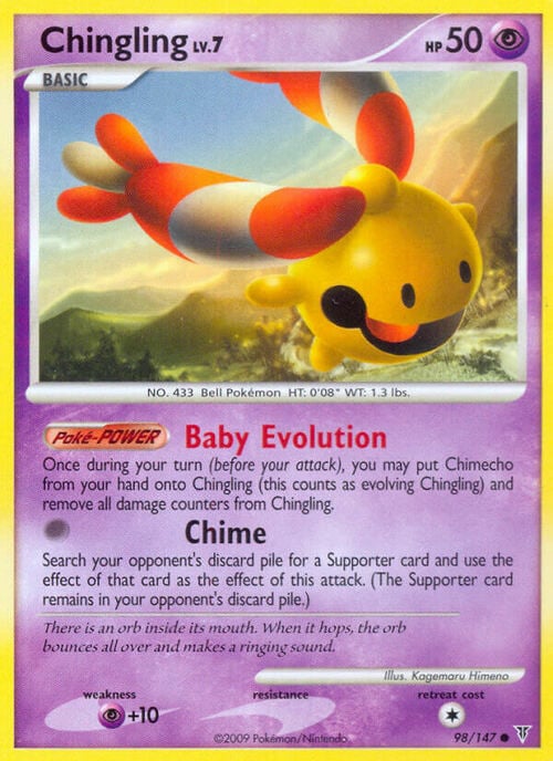 Chingling Lv.9 Card Front