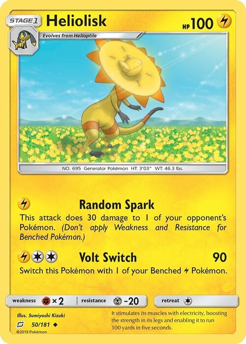 Heliolisk [Random Spark | Volt Switch] Card Front