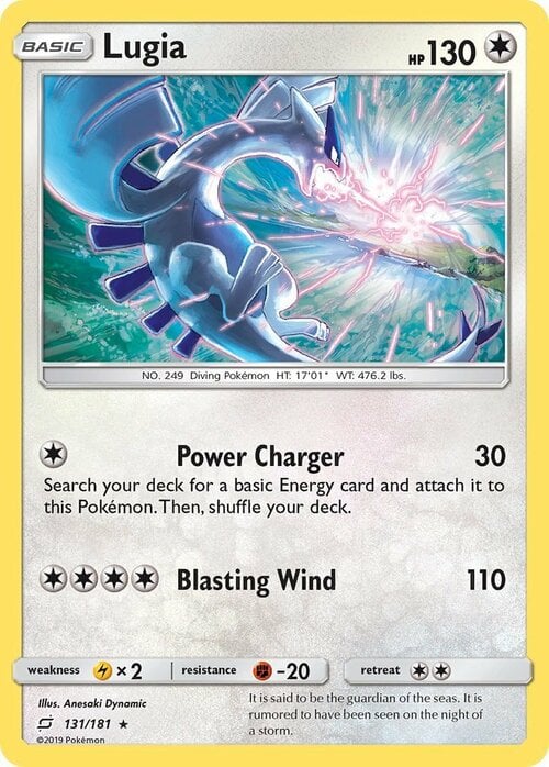 Lugia [Power Charger | Blasting Wind] Frente