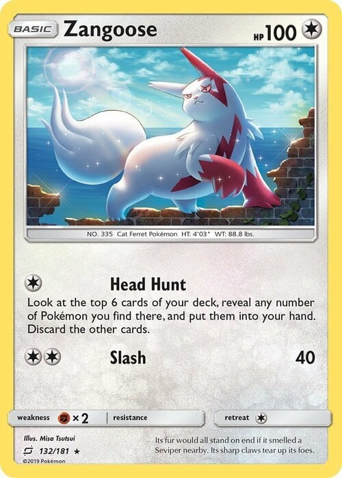 Zangoose Card Front