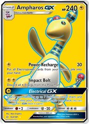 Ampharos GX [Power Recharge | Impact Bolt | Electrical GX]
