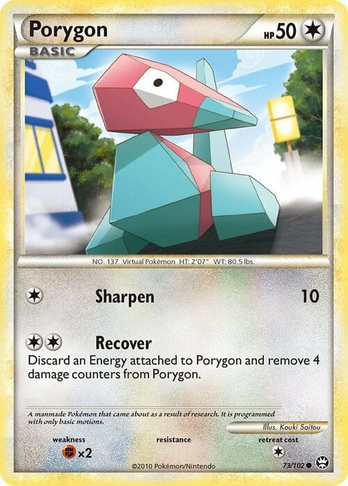 Porygon [Sharpen | Recover] Card Front