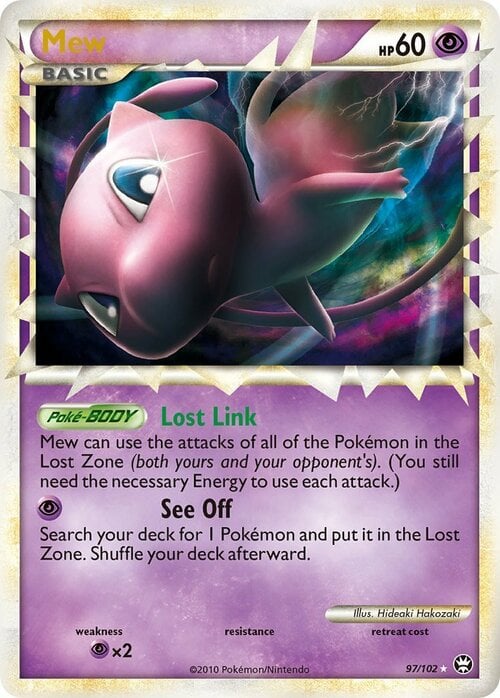 Mew [Lost Link | See Off | Prime] Card Front