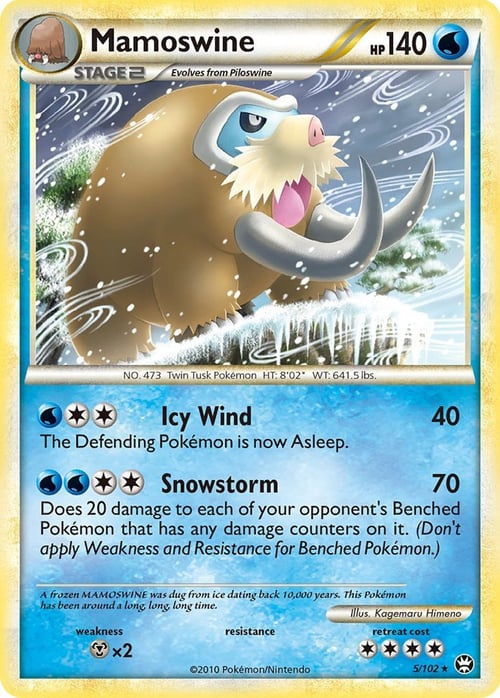 Mamoswine Card Front