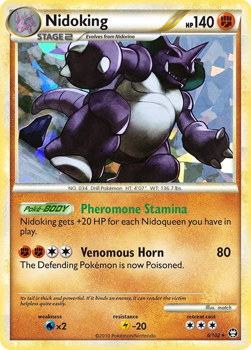 Nidoking Card Front