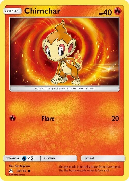Chimchar [Flare | UPR] Card Front