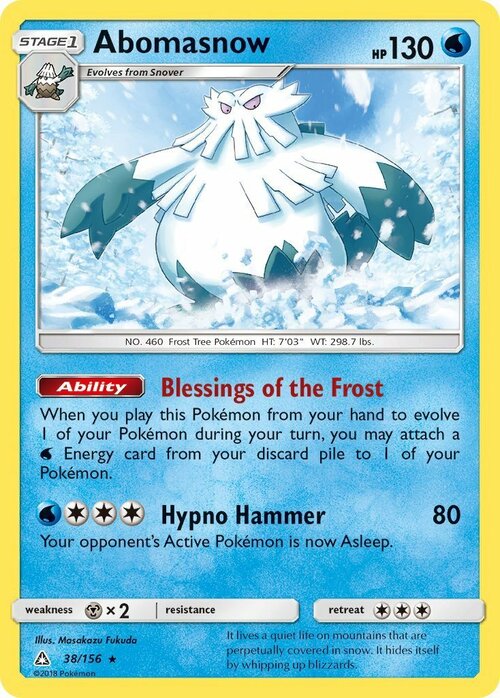 Abomasnow Card Front