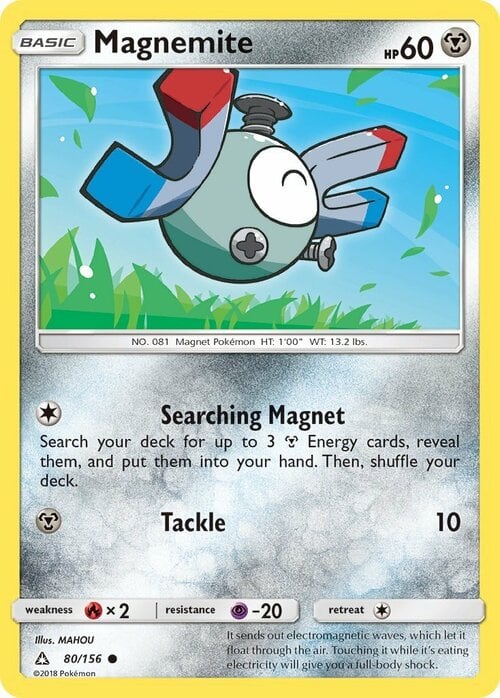 Magnemite Card Front