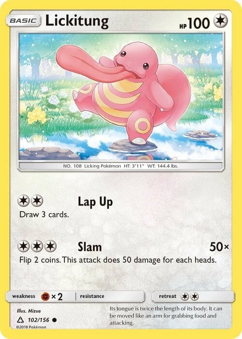 Lickitung [Lap Up | Slam] Card Front