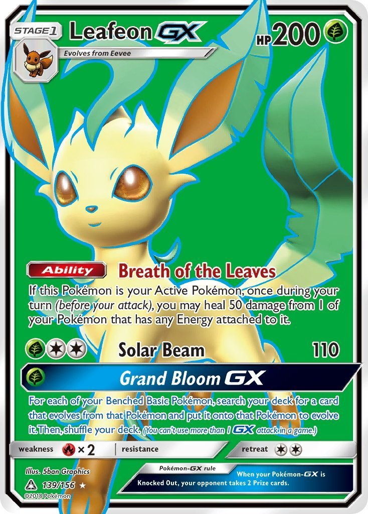 Leafeon Gx [breath Of The Leaves 