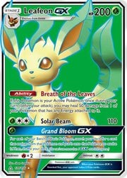 Leafeon GX [Breath of the Leaves | Solar Beam | Grand Bloom GX]