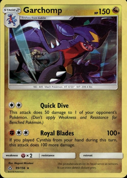 Garchomp Card Front