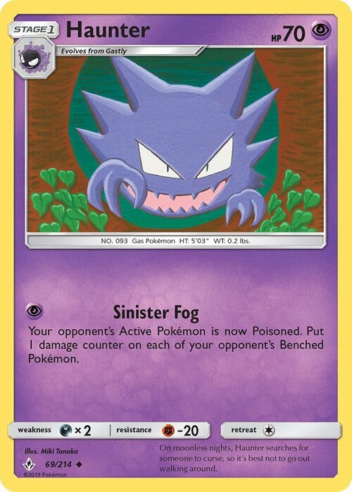 Haunter [Sinister Fog] Card Front