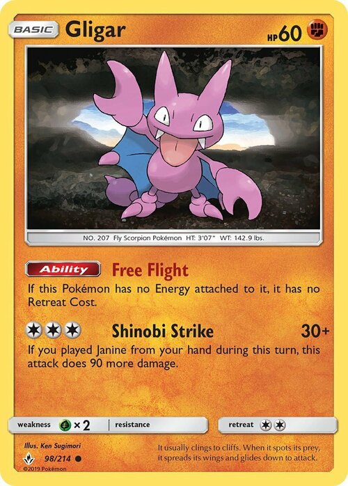 Gligar [Shinobi Strike] Card Front