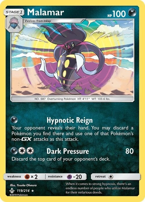 Malamar [Hypnotic Reign | Dark Pressure] Card Front