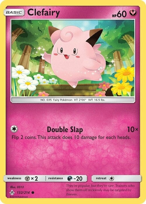 Clefairy [Double Slap] Card Front