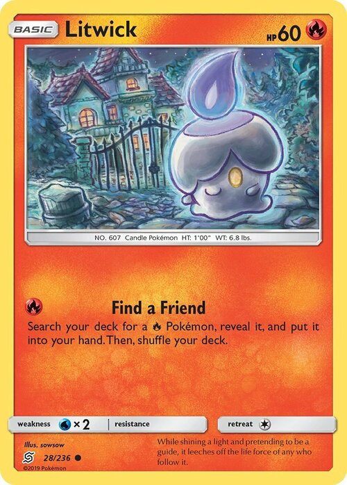Litwick [Find a Friend] Card Front