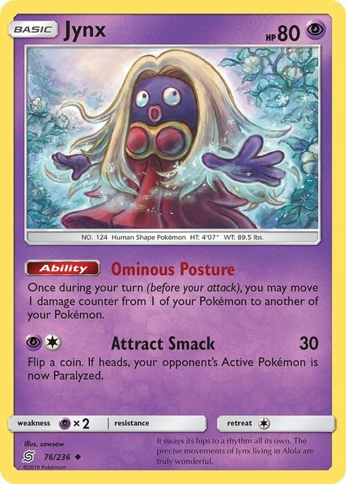 Jynx [Ominous Posture | Attract Smack] Card Front