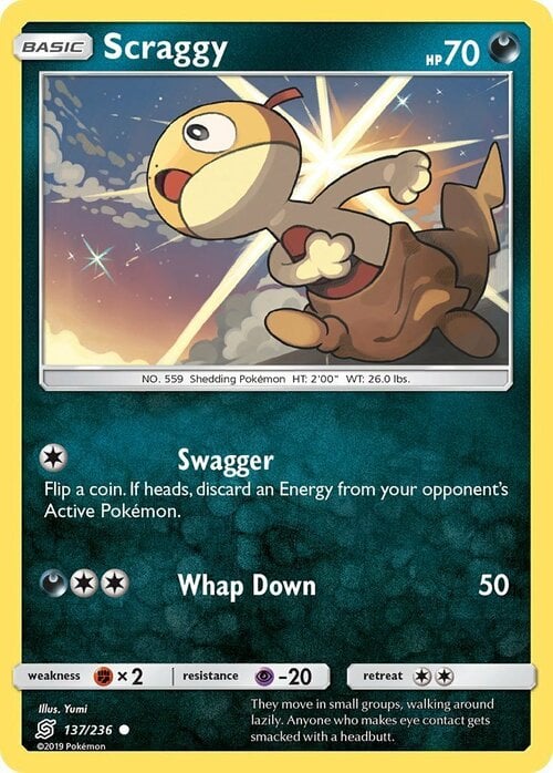 Scraggy Card Front