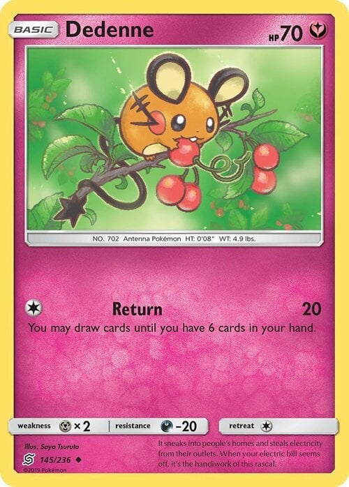 Dedenne [Return] Card Front