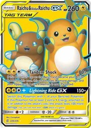 Raichu e Raichu di Alola GX ALLEATI