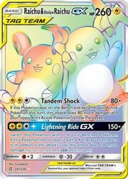 Raichu y Raichu de Alola GX