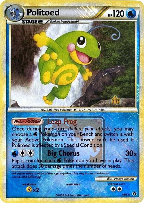 Politoed Card Front