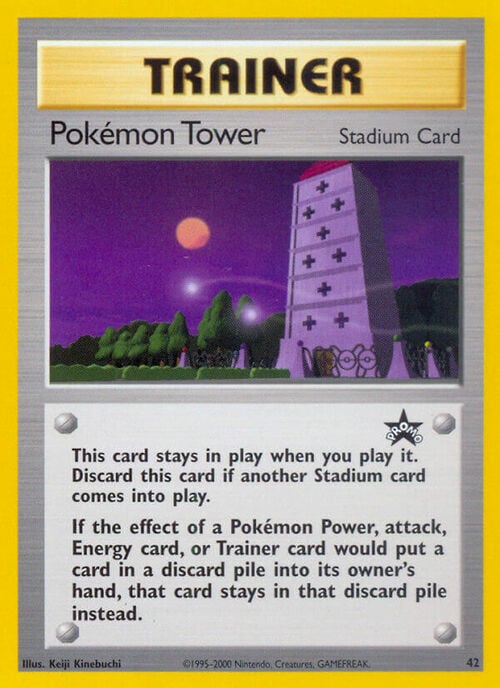 Pokémon Tower Card Front