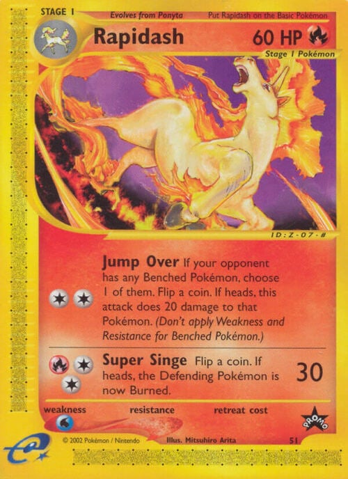 Rapidash Card Front