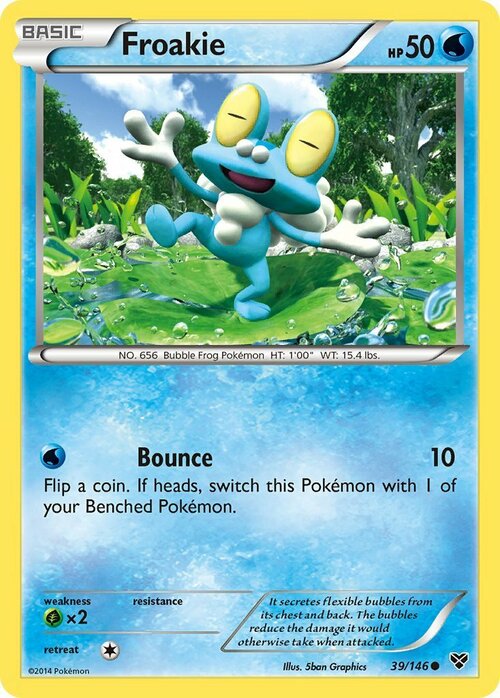 Froakie Card Front