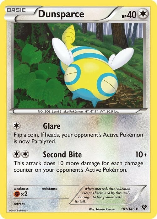 Dunsparce Card Front