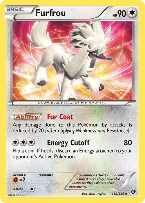 Furfrou Card Front