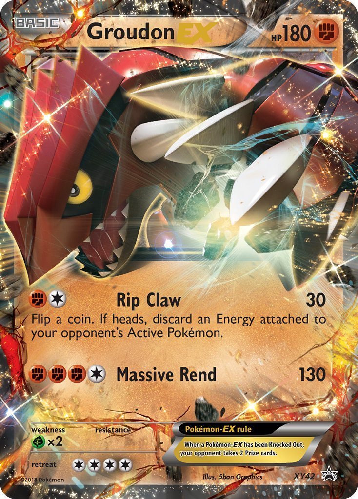 Groudon EX Rip Claw Massive Rend XY Black Star Promos Pokémon CardTrader