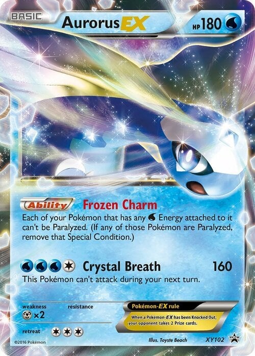 Aurorus EX [Frozen Charm | Crystal Breath] Frente