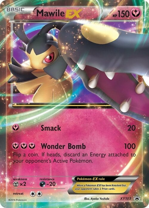 Mawile EX [Smack | Wonder Bomb] Card Front