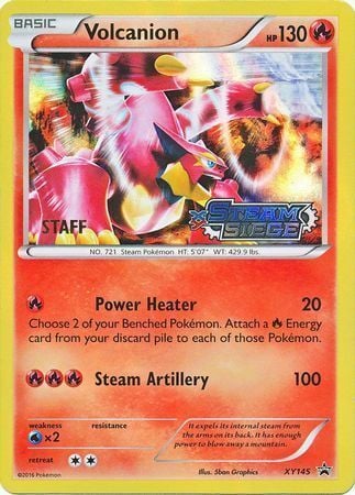 Volcanion Card Front