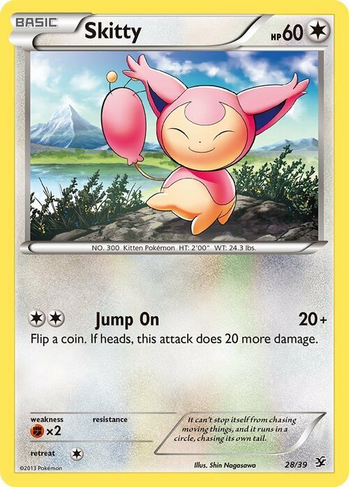 Skitty Card Front
