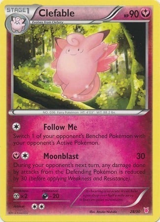 Clefable Card Front